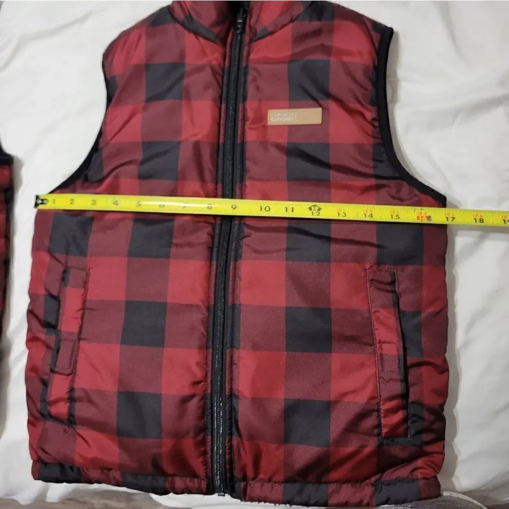 Buffalo David Bitton Boy's reversible vests Sz S And M